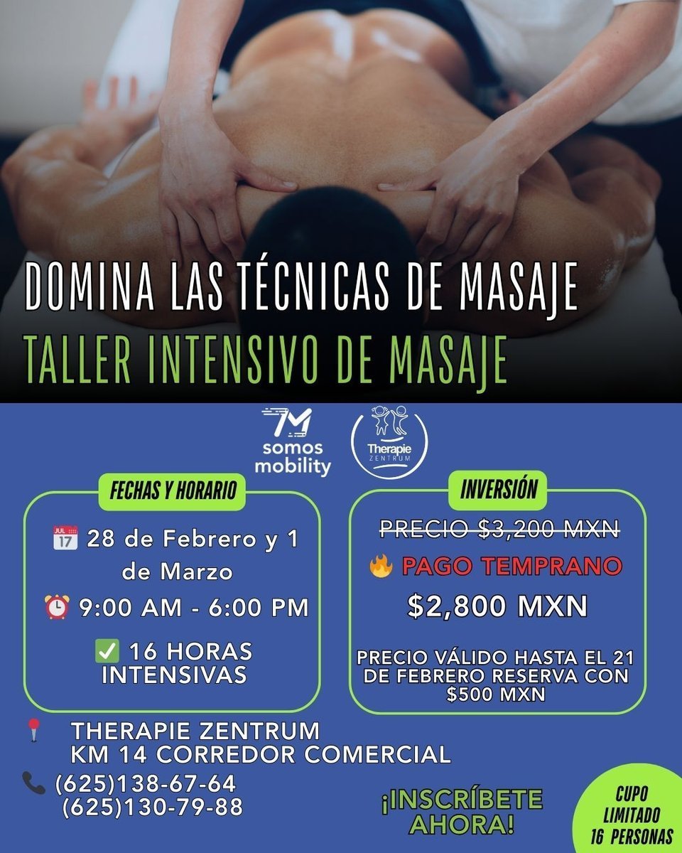 Taller de Masaje Terapéutico